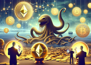 Professional AI-generated editorial image: Former Kraken Legal Chief Champions Solana as Ethereum's…